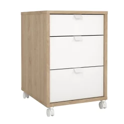 Nachtkastje Sign Wit Jackson Hickory - Giga Living
