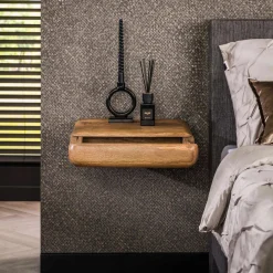 Nachtkastje Sleek Mangohout Zandkleur - Giga Meubel