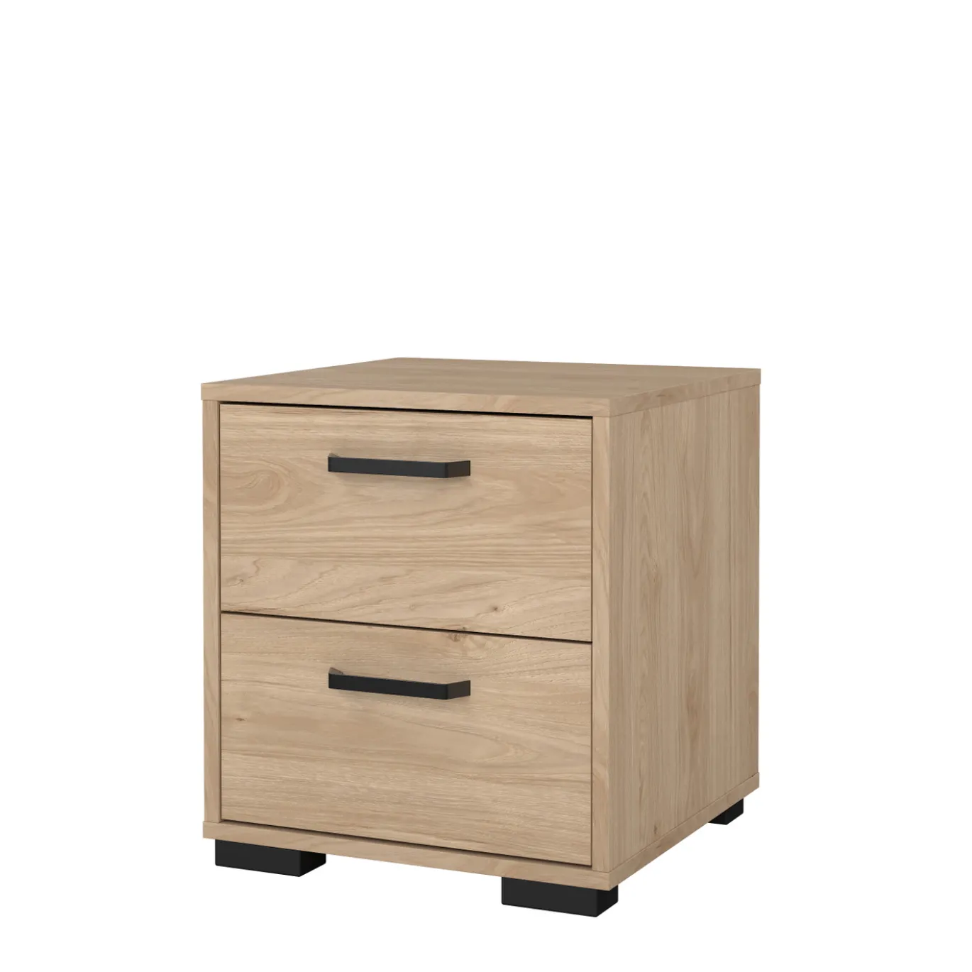 Nachtkastje Sofia 2 lades Hickory - Giga Living