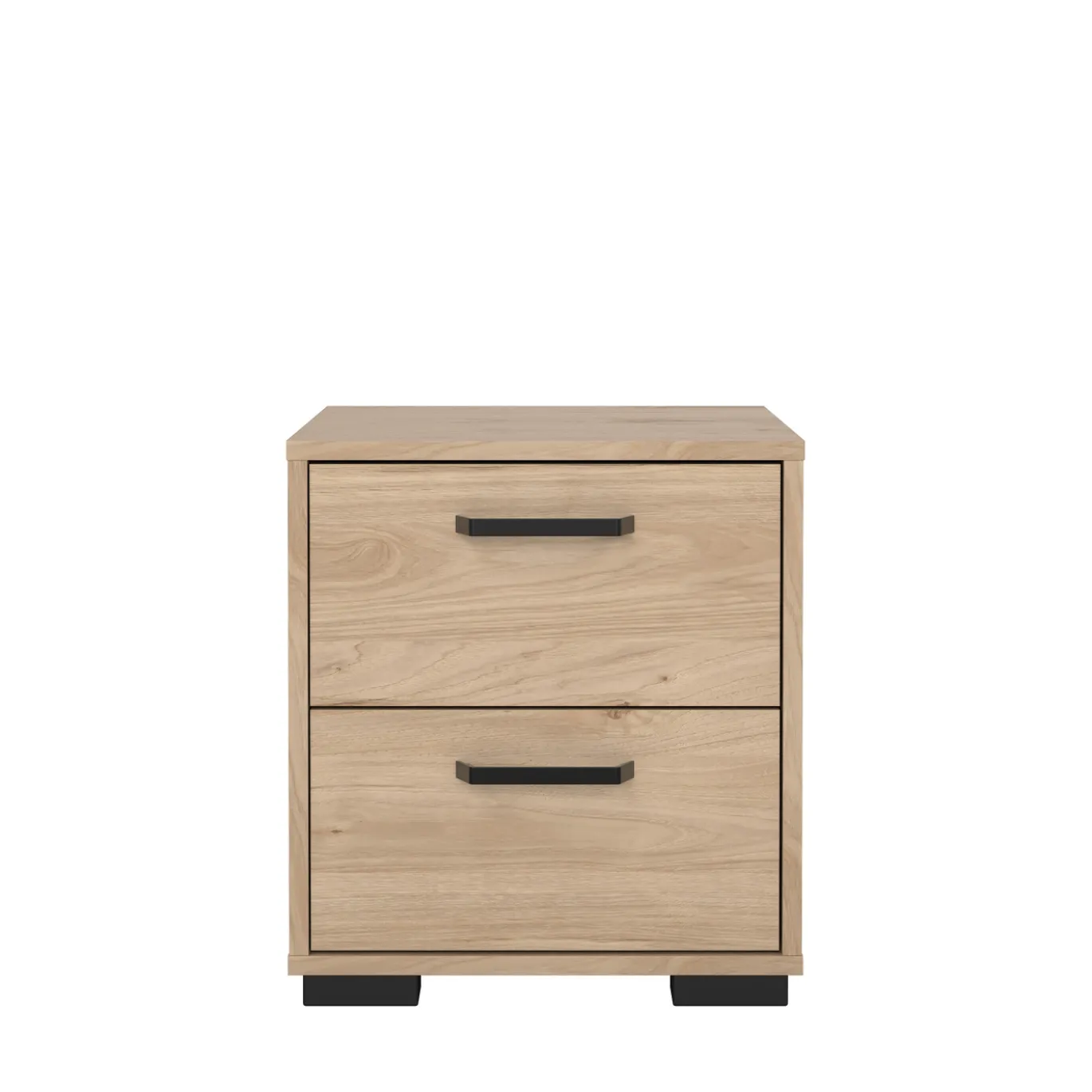 Nachtkastje Sofia 2 lades Hickory - Giga Living