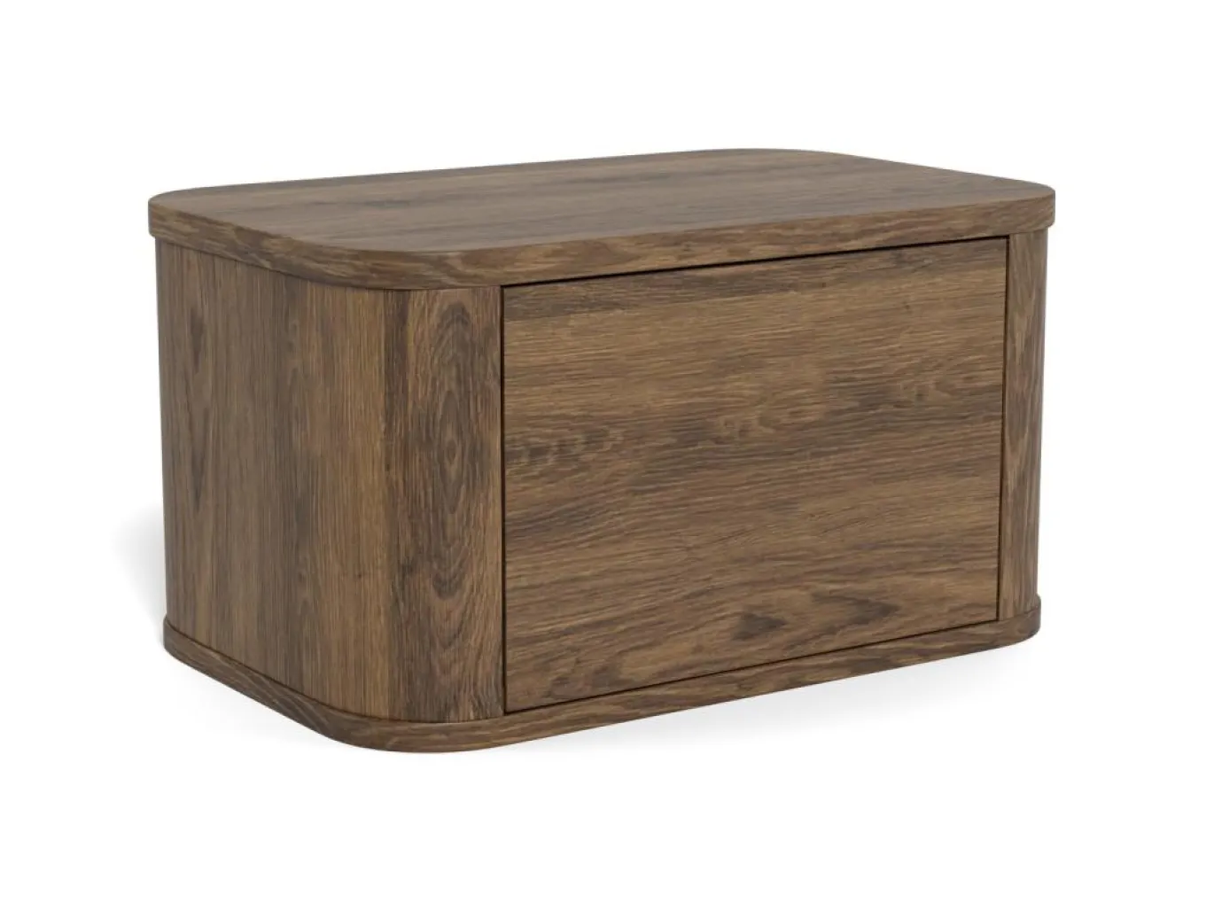 Nachtkastje Sterling Gerookt Eiken 46cm - Giga Living