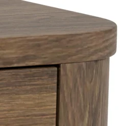 Nachtkastje Sterling Gerookt Eiken 46cm - Giga Living