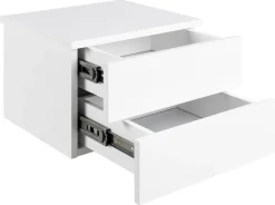 Nachtkastje Tavon Wit 37x24cm - Giga Living