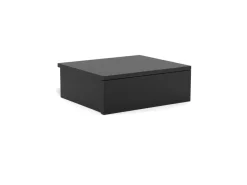 Nachtkastje Tavon Zwart 37x13cm - Giga Living