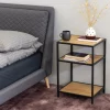 Nachtkastje Vayen Eiken 63cm - Giga Living