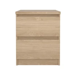 Nachtkastje Ylva 2 lades Hickory - Giga Living