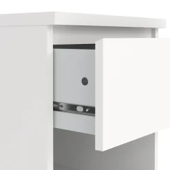 Nachtkastje Ylva 1 lade Wit - Giga Living