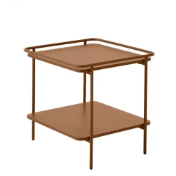 Nachtkastje Yuba Terracotta 45x45xcm - Giga Living