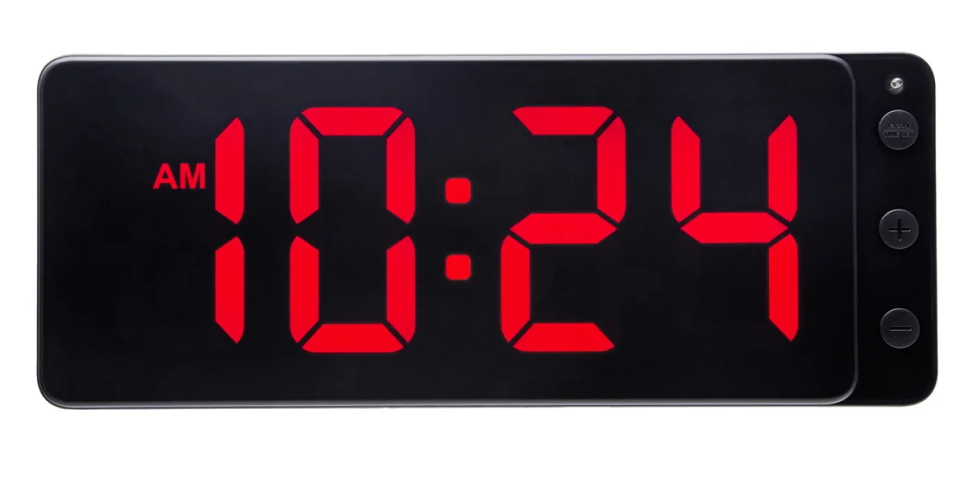 NeXtime Tafel/Wandklok Digital Rood LED