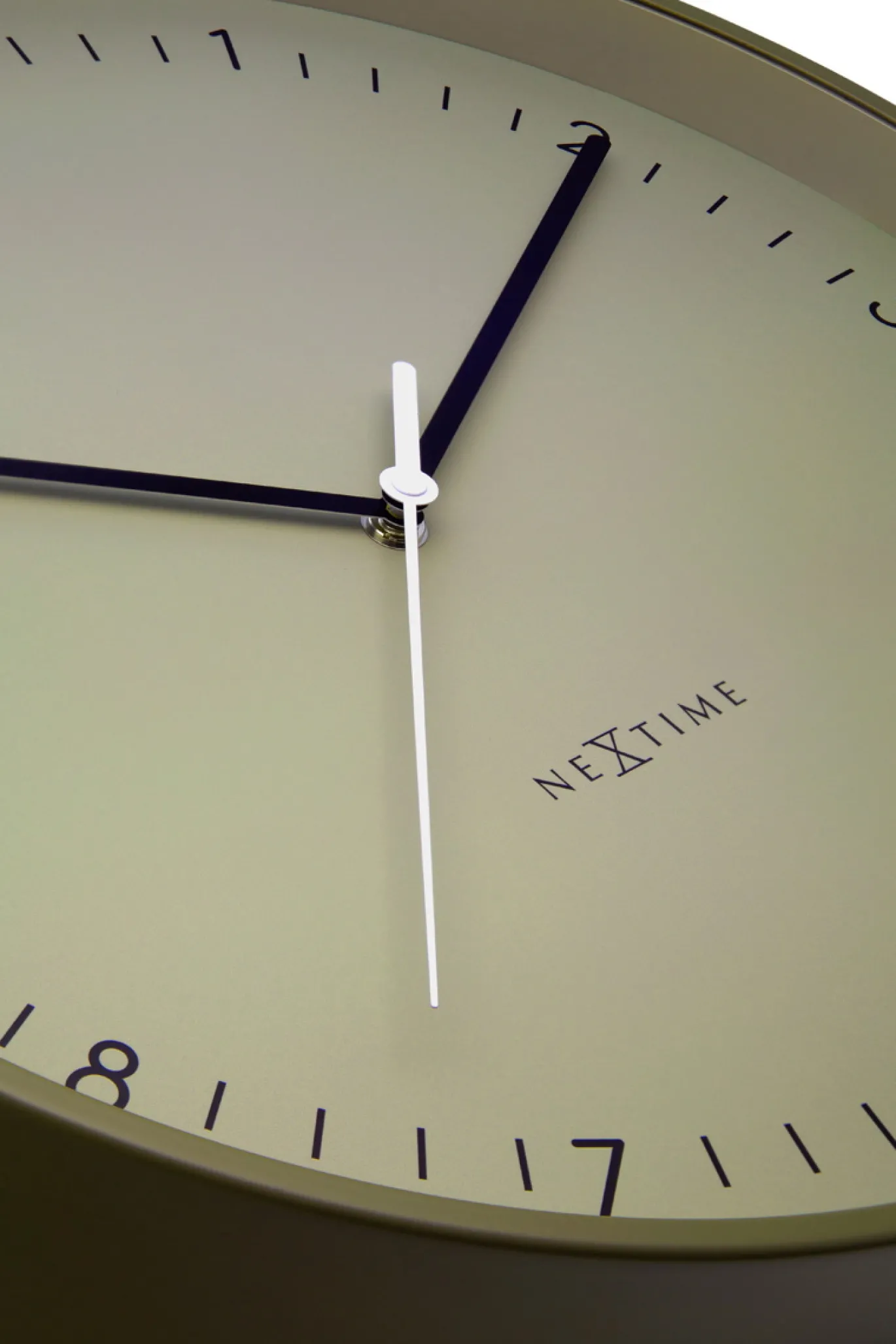 NeXtime Wandklok Berlin Khaki Ø40cm