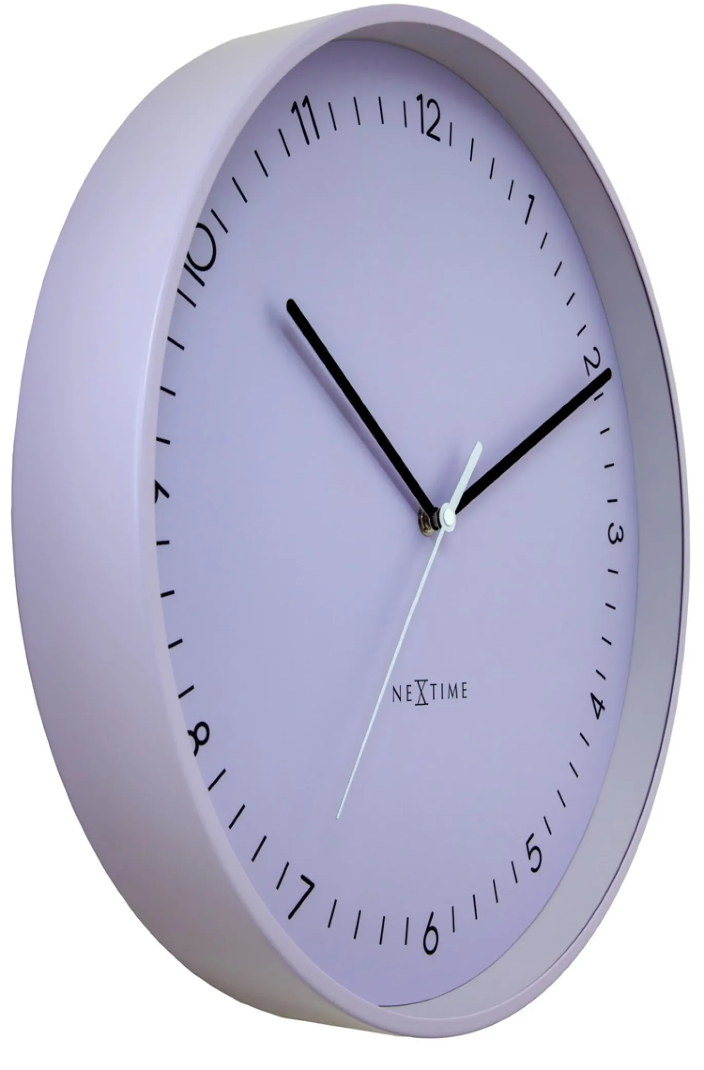 NeXtime Wandklok Berlin Lavendel Ø40cm