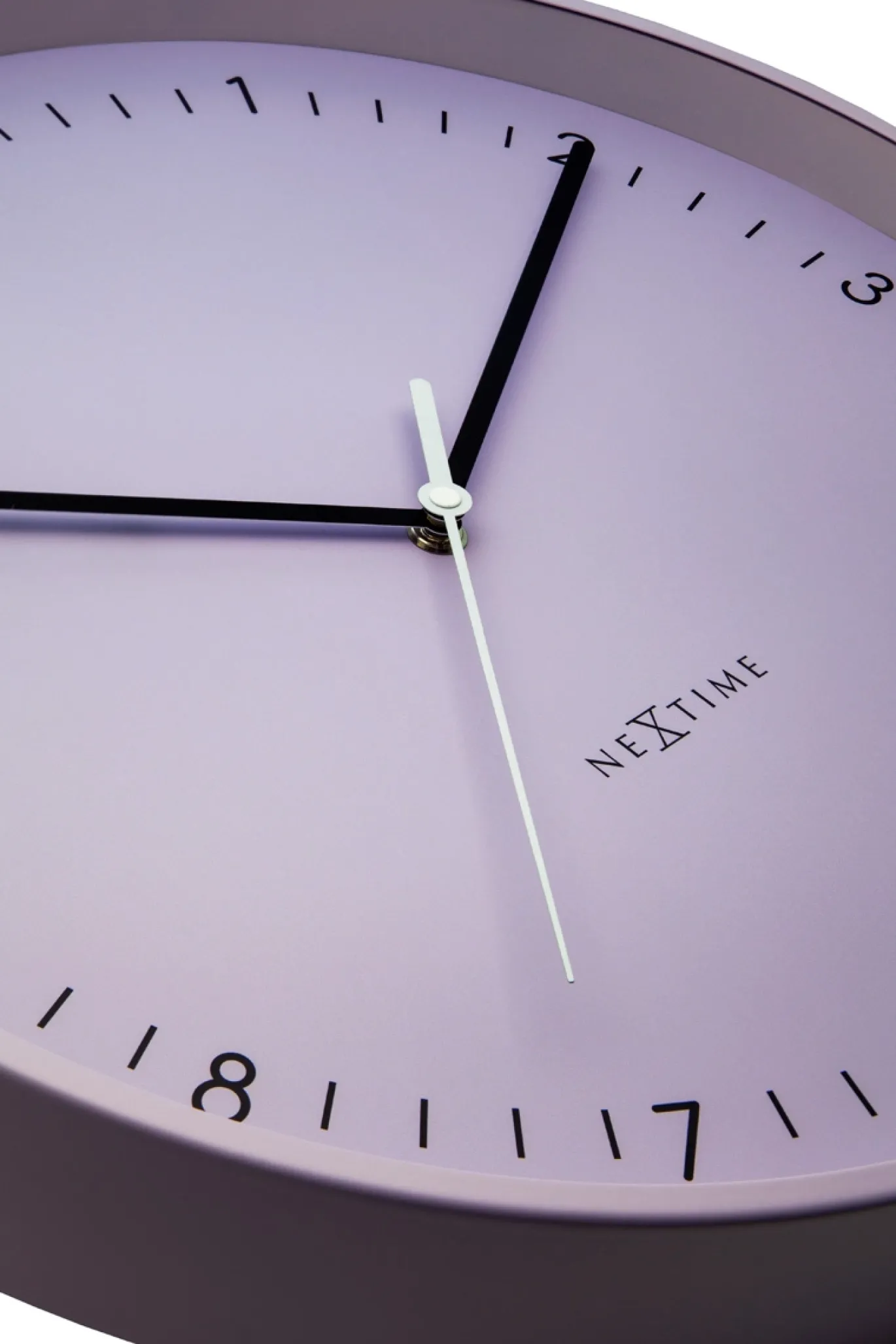 NeXtime Wandklok Berlin Lavendel Ø40cm