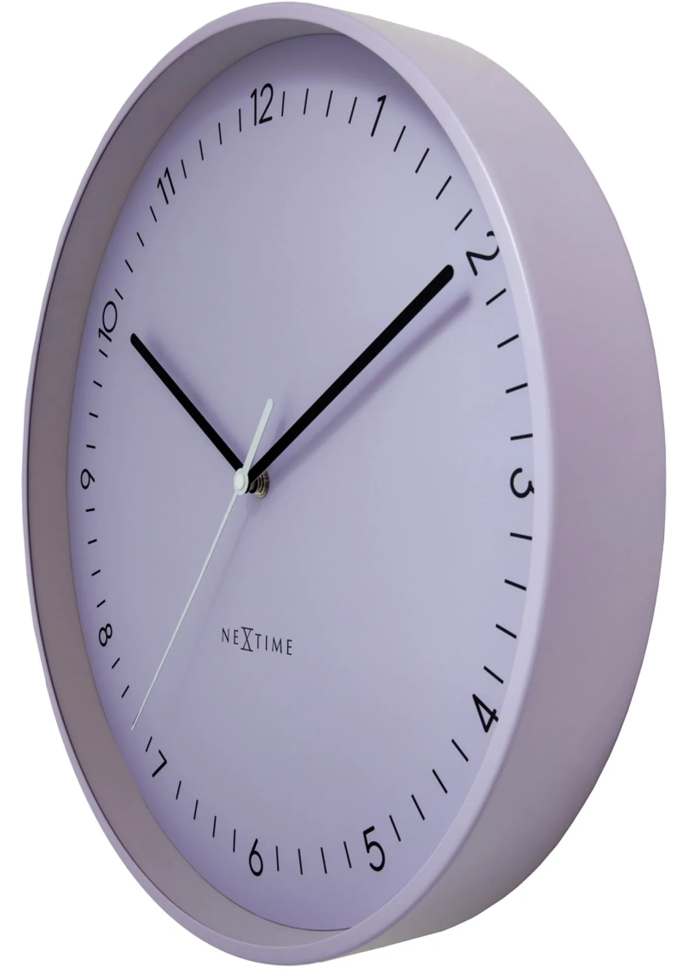 NeXtime Wandklok Berlin Lavendel Ø40cm