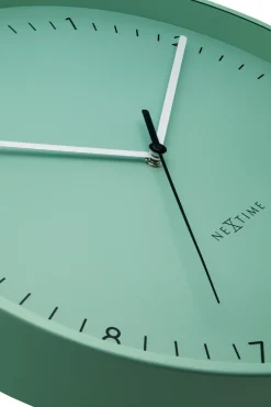 NeXtime Wandklok Berlin Mintgroen Ø40cm