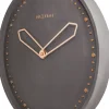NeXtime Wandklok Cross Polyresin Zwart Ø35cm