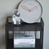 NeXtime Wandklok Cross Polyresin Grijs Ø35cm