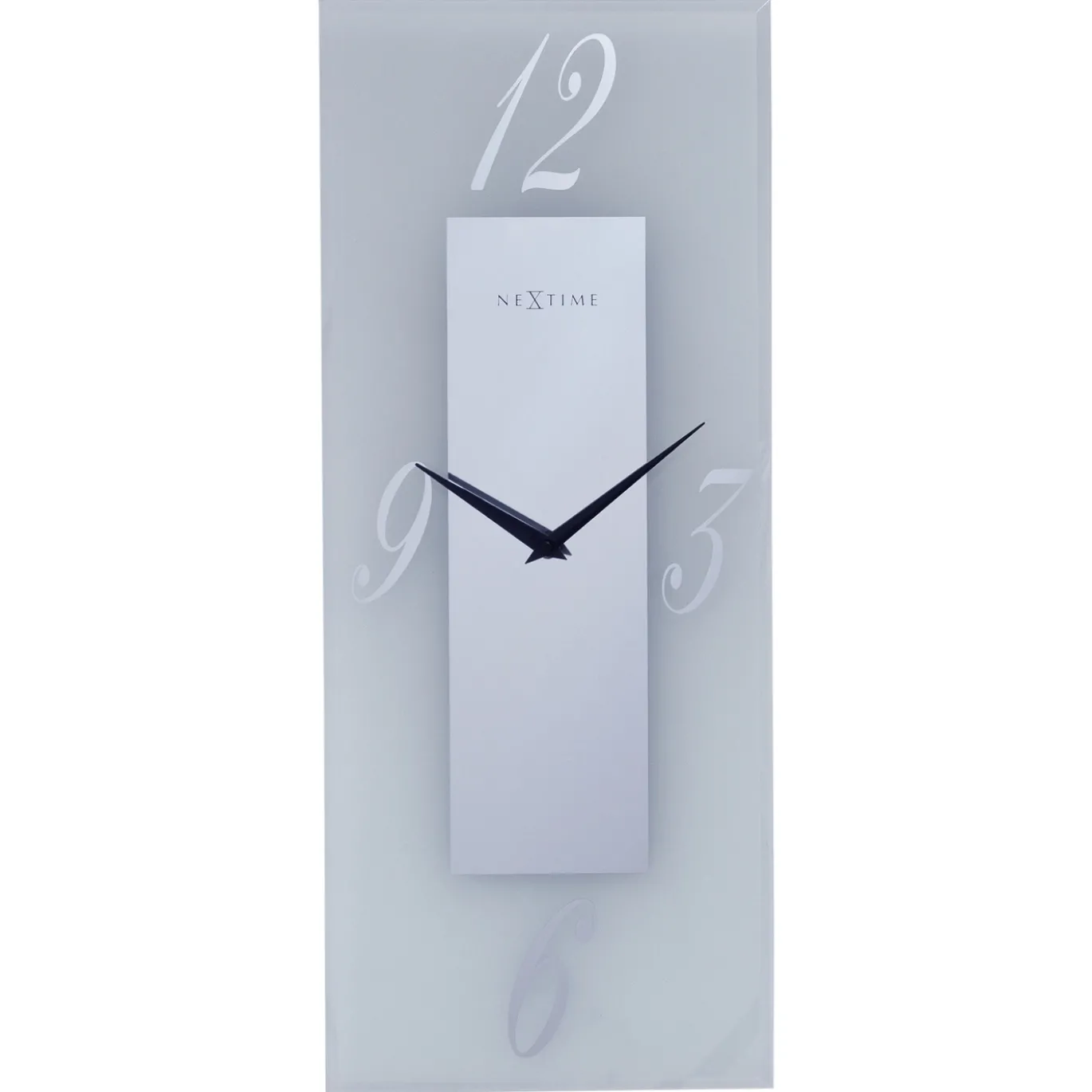 NeXtime Wandklok Dali Mat Glas 20x50cm