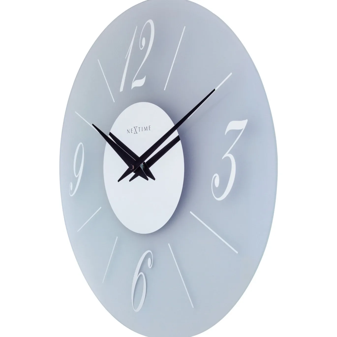 NeXtime Wandklok Dali Rond Mat Glas Ø43cm