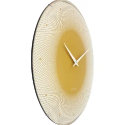 NeXtime Wandklok Deep Geel Ø50cm
