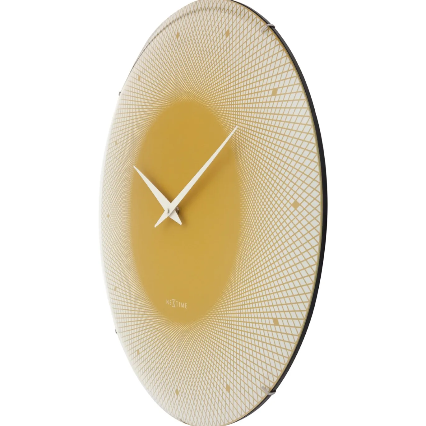 NeXtime Wandklok Deep Geel Ø50cm
