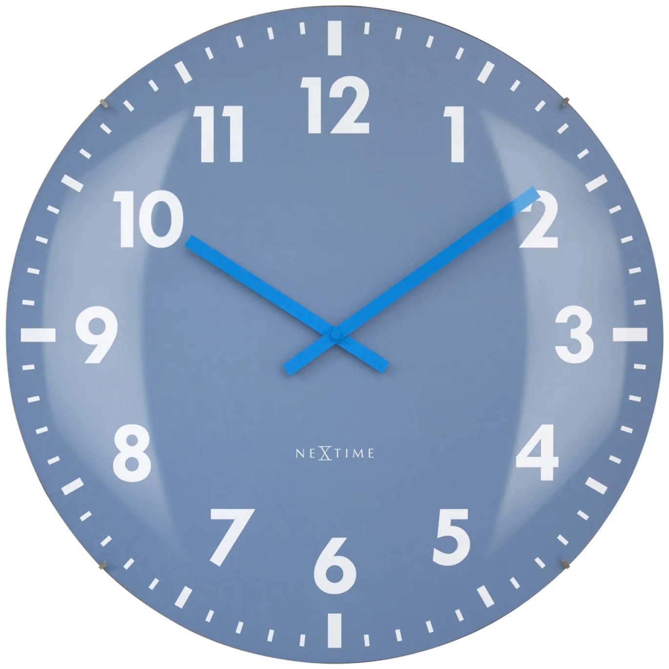 NeXtime Wandklok Duomo Blauw Ø50cm