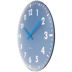 NeXtime Wandklok Duomo Blauw Ø50cm