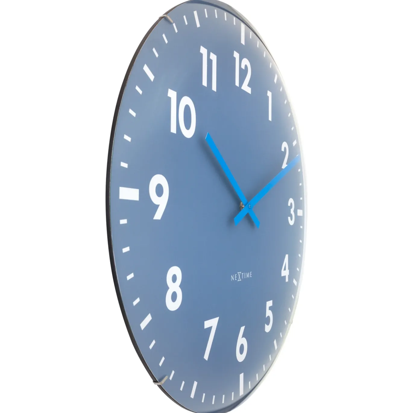 NeXtime Wandklok Duomo Blauw Ø50cm