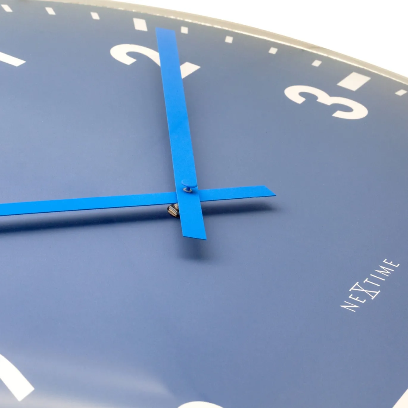 NeXtime Wandklok Duomo Blauw Ø50cm