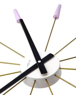 NeXtime Wandklok Plug Inn Metaal Lavendel Ø58cm