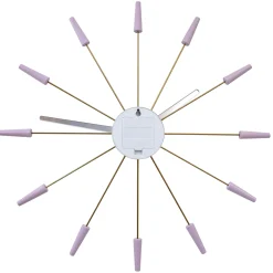 NeXtime Wandklok Plug Inn Metaal Lavendel Ø58cm
