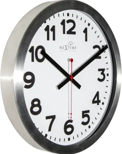 NeXtime Wandklok Station Radio Controlled Numbers Wit Ø35cm