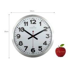 NeXtime Wandklok Station Radio Controlled Numbers Wit Ø35cm