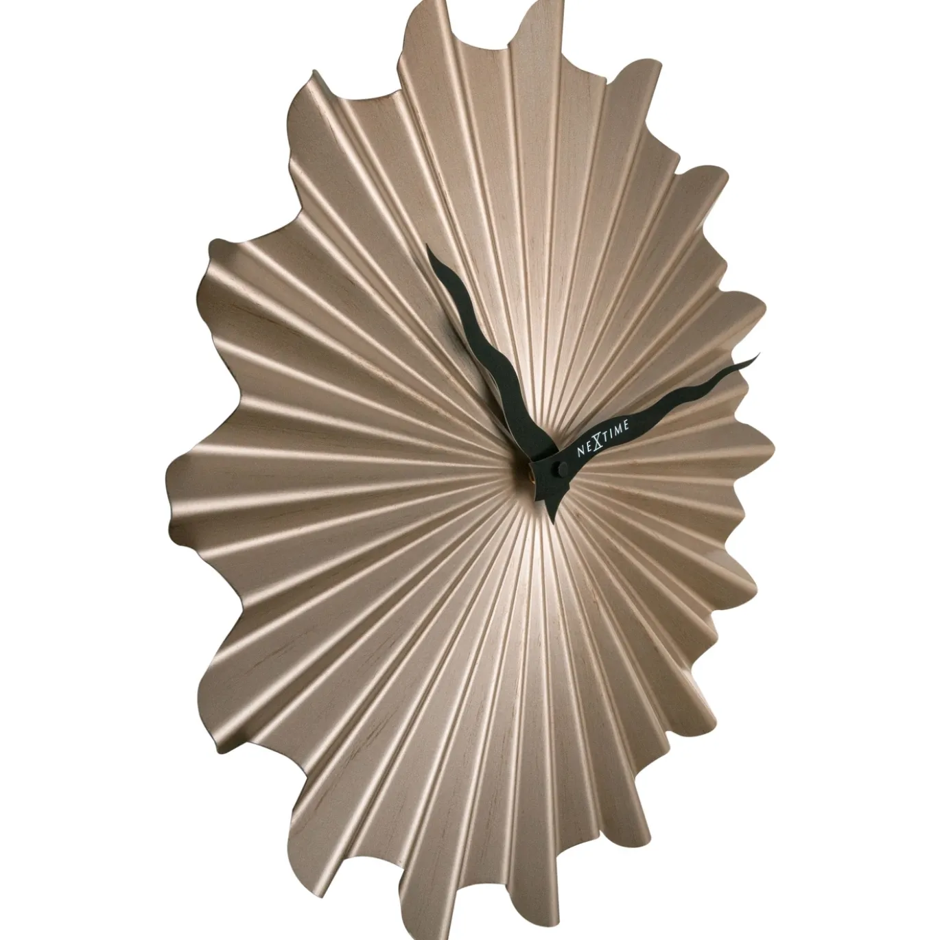 NeXtime Wandklok Sunny Metaal Bruin Ø40cm