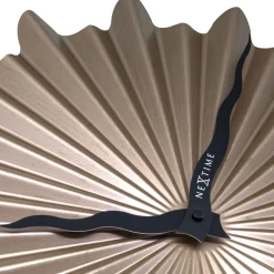 NeXtime Wandklok Sunny Metaal Bruin Ø40cm