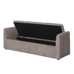 Opbergbank Calvin Taupe 150cm - Giga Meubel