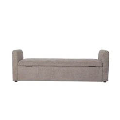 Opbergbank Calvin Taupe 150cm - Giga Meubel