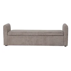 Opbergbank Calvin Taupe 150cm - Giga Meubel