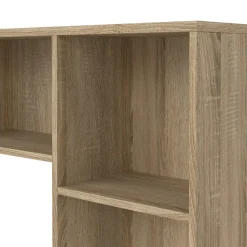 Opzetkast Function Plus met 1 Schuifdeur Eikenlook/Zwart - Giga Living