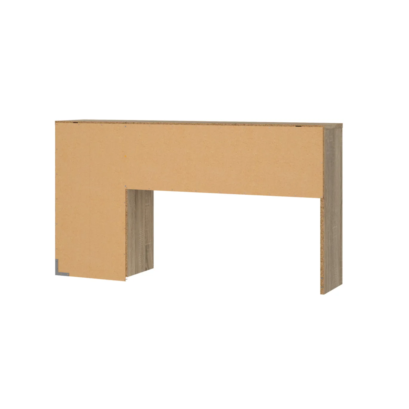 Opzetkast Function Plus met 1 Schuifdeur Eikenlook/Zwart - Giga Living