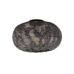 Plafondlamp Armor Zwart/Bruin Ø40cm - Giga Meubel