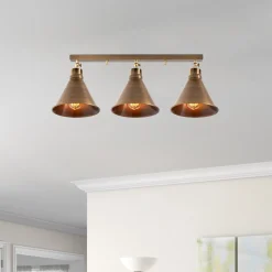 Plafondlamp Berceste 3-Lichts Goud
