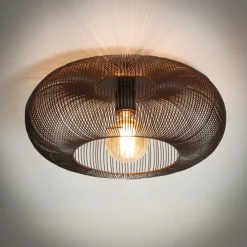 Plafondlamp 43cm Copper Twist - Giga Meubel