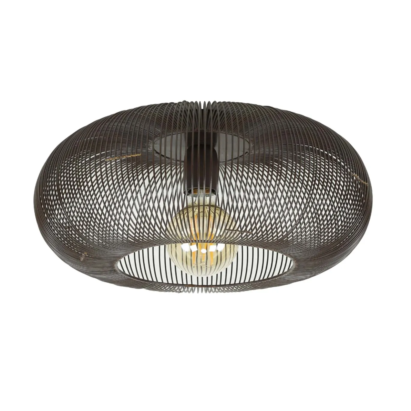 Plafondlamp 43cm Copper Twist - Giga Meubel