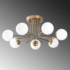 Plafondlamp Daisy Goud 7-Lichts