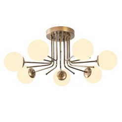 Plafondlamp Daisy Goud 7-Lichts