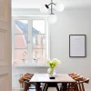 Plafondlamp Damar Zwart 3-Lichts