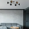 Plafondlamp Dram Zwart 6-Lichts