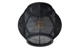 Plafondlamp Fabric Zwart Ø33cm - Giga Meubel