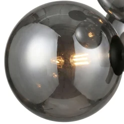 Plafondlamp Finn 3-Lichts Smoke Glas - Giga Meubel