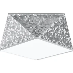 Plafondlamp Hexa Zilver 25cm - Giga Meubel